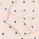 Konges Slojd Bluza dla dziewczynki z kołnierzykiem Spotty Rosewater Dot