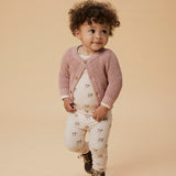 Lil' Atelier Body niemowlęce Slim Silver Peony Bow NBFGAVO