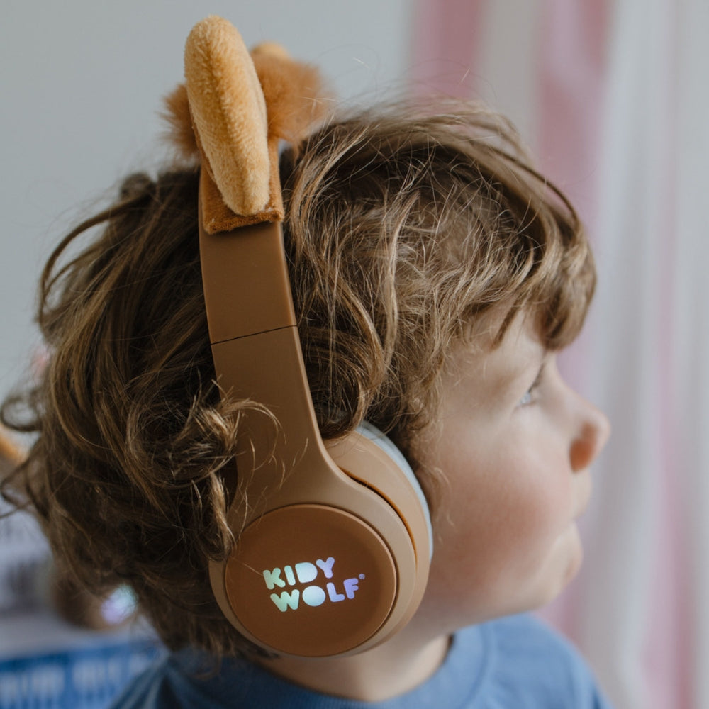 Kidywolf Słuchawki dla dzieci hybrydowe Kidyears Lion