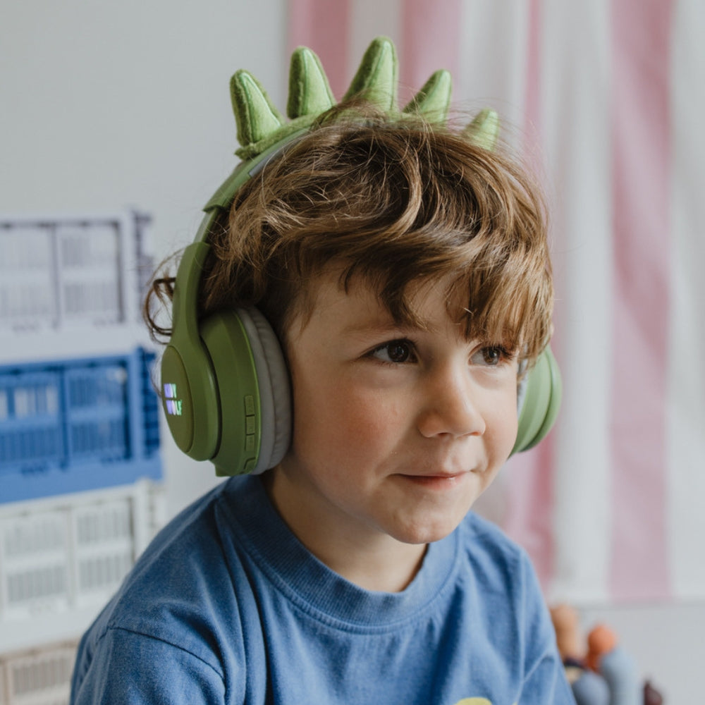 Kidywolf Słuchawki dla dzieci hybrydowe Kidyears Dino