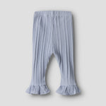 Lil’ Atelier Spodnie niemowlęce dla dziewczynki Zen Blue NBFTANSY