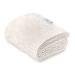 My Memi Kocyk z wełny merino Wave cream - premium collection