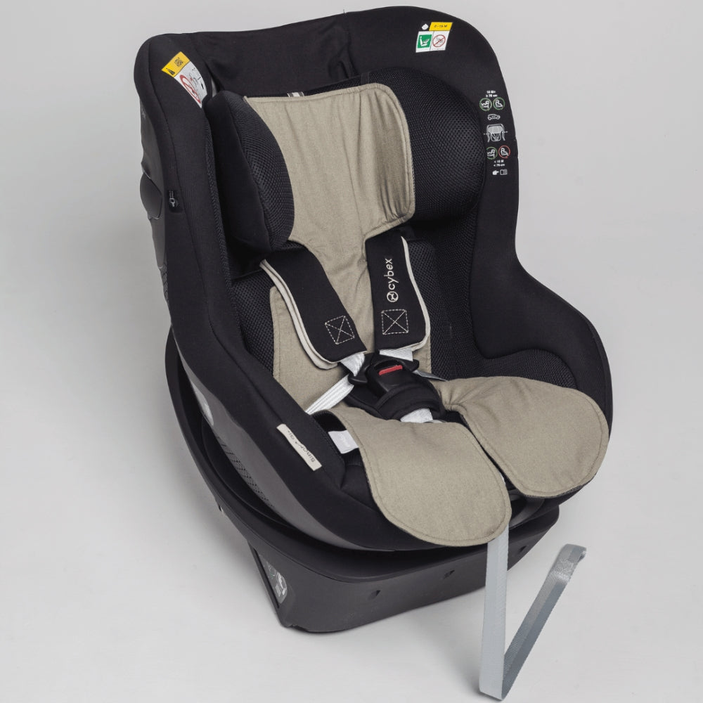 Piapimo Wkładka antypotowa do fotelika samochodowego lniana 9-18 kg oliwkowy