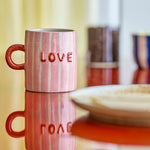 Bloomingville Kubek z kamionki dla mamy Cherish Rose