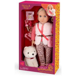 Our Generation Lalka Kinsley z pieskiem Kenzi na smyczy 46cm