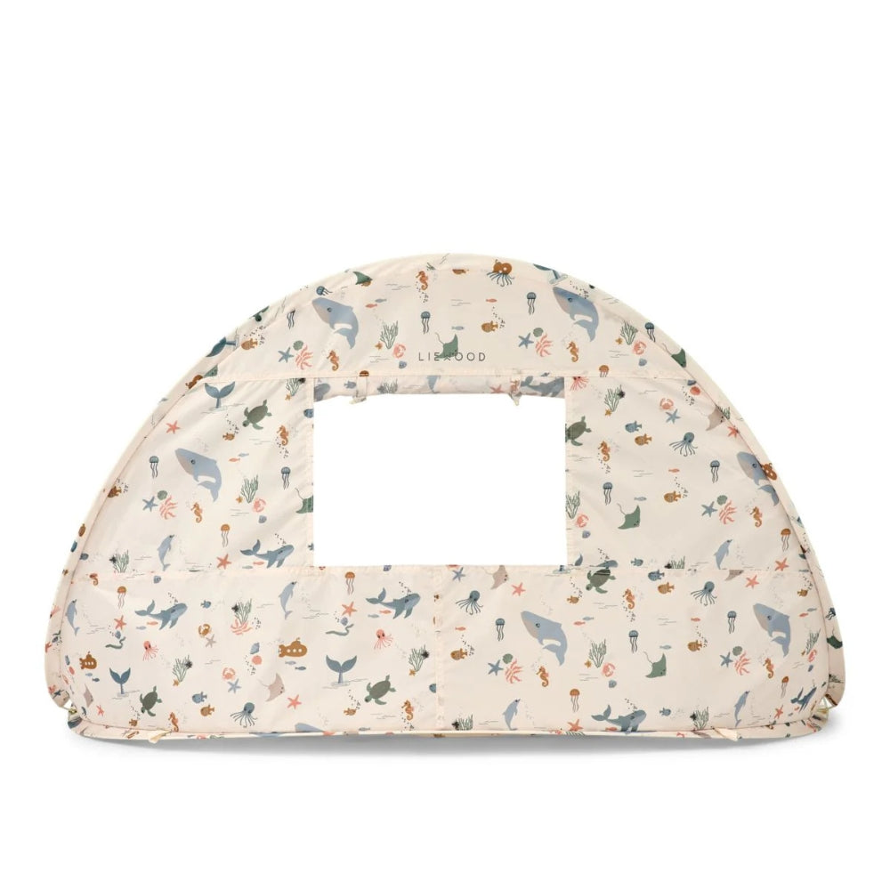 Liewood Namiot dla dzieci z basenikiem Everett Pop Up Sea creature / Sandy