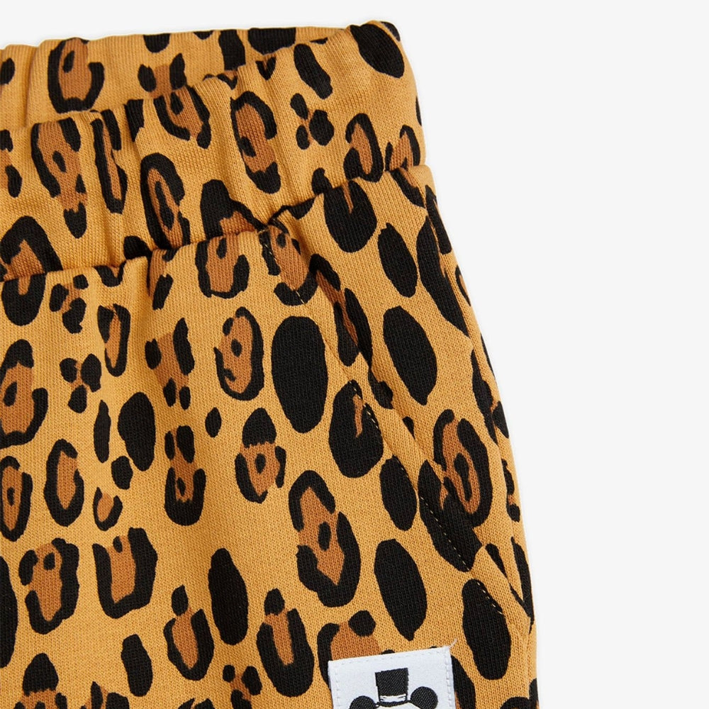Mini Rodini Spodnie dziecięce Basic Leopard Beige