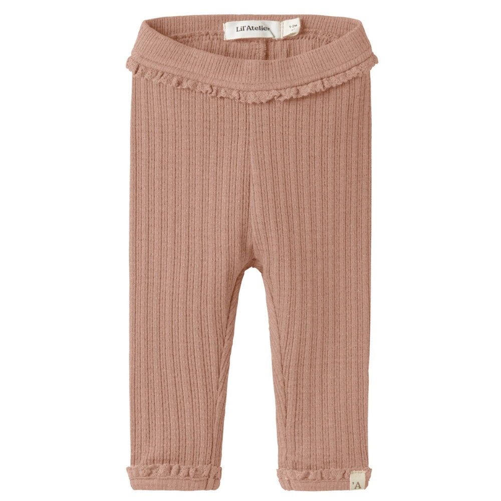 Lil’ Atelier Legginsy niemowlęce dla dziewczynki Roebuck NBFBABETTE