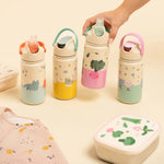 The Cotton Cloud Bidon dziecięcy ze stali nierdzewnej Meowtiful Cats 420ml