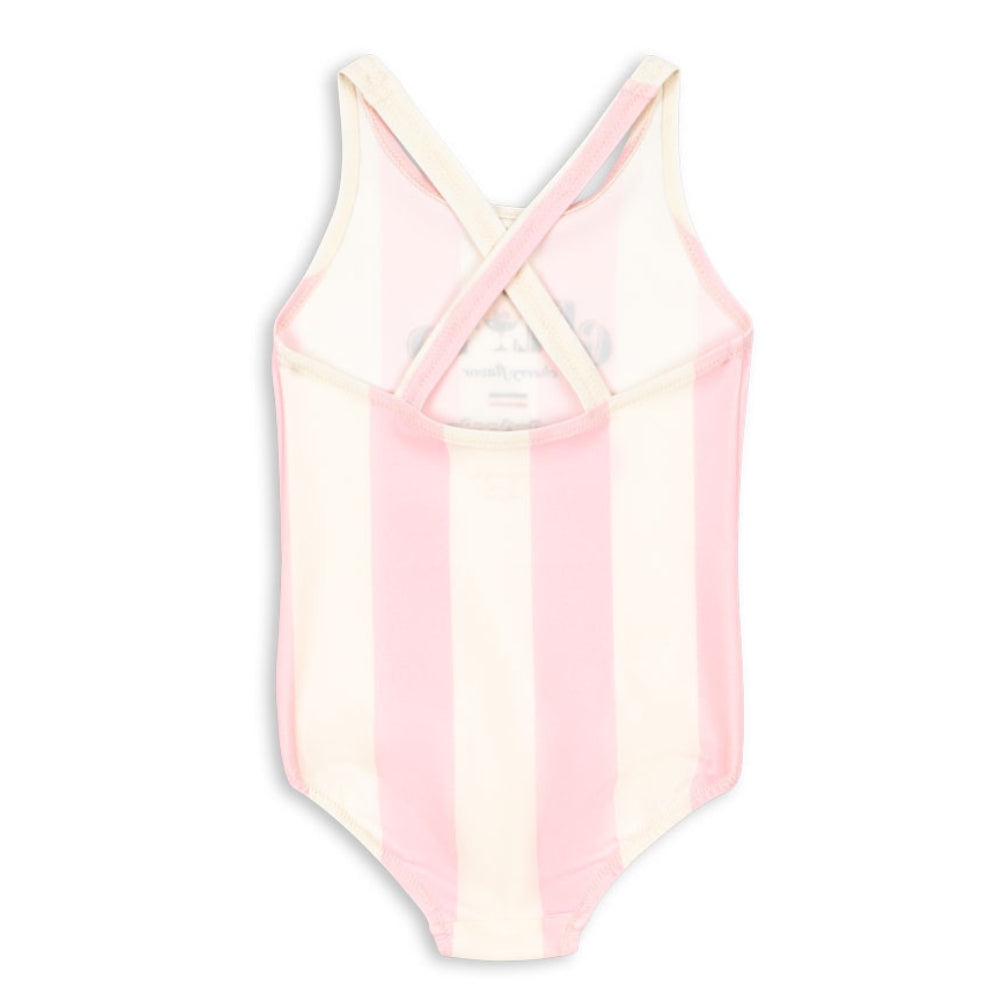Konges Slojd Strój kąpielowy dla dziewczynki jednoczęściowy Pomia Candy Rose Stripe