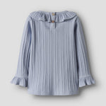 Lil’ Atelier Bluzka dziecięca dla dziewczynki Zen Blue NMFTANSY