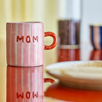 Bloomingville Kubek z kamionki dla mamy Cherish Rose