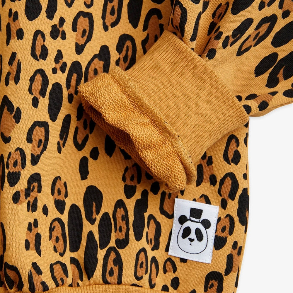 Mini Rodini Bluza dziecięca Basic Leopard Beige