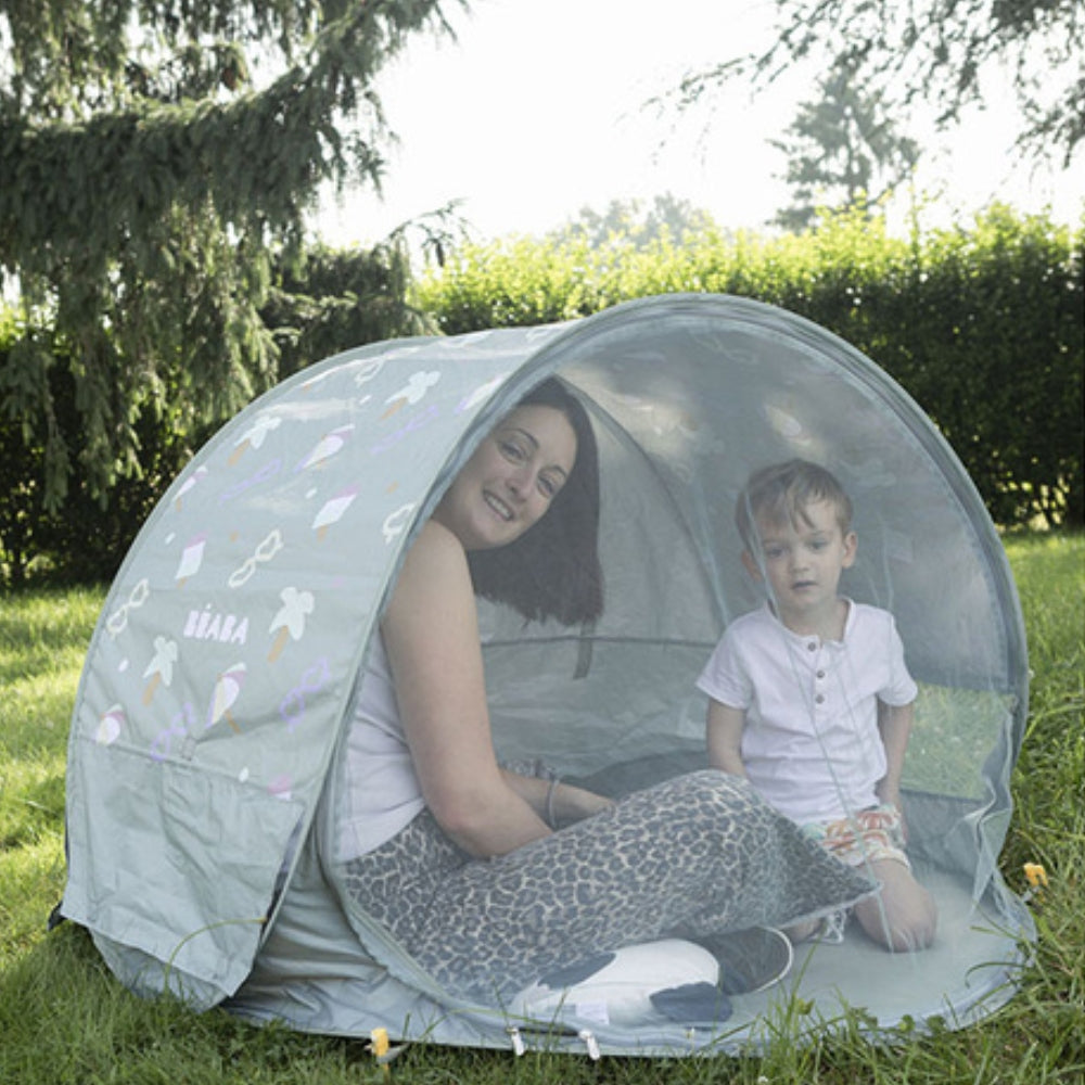 Beaba Namiot plażowy dla dzieci Breezy ochrona UV UPF 50+ Lichen