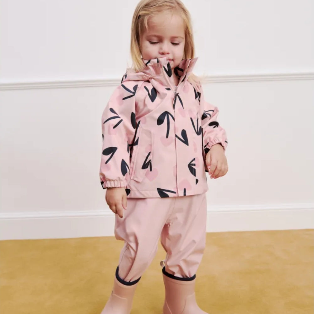 Liewood Komplet przeciwdeszczowy dla dzieci Manu Mega cherry heart/ Rosey mix