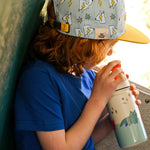 The Cotton Cloud Bidon dziecięcy ze stali nierdzewnej Meowtiful Cats 420ml