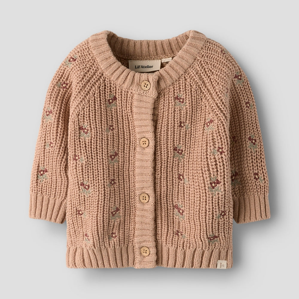 Lil’ Atelier Sweterek niemowlęcy dla dziewczynki Roebuck NBFEMLEN