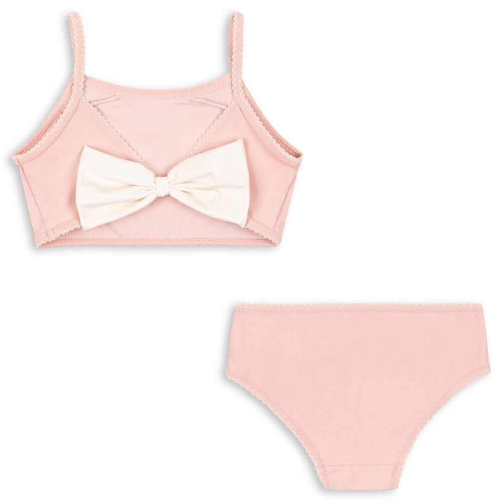 Konges Slojd Strój kąpielowy dla dziewczynki dwuczęściowy Kitty Powder Pink