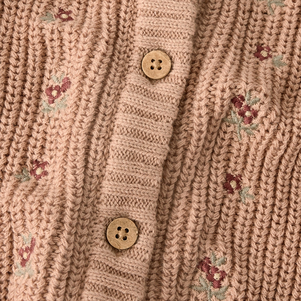 Lil’ Atelier Sweterek niemowlęcy dla dziewczynki Roebuck NBFEMLEN