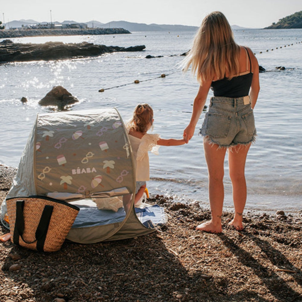 Beaba Namiot plażowy dla dzieci Breezy ochrona UV UPF 50+ Lichen
