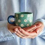 Bloomingville Kubek z kamionki mały Nini Blue