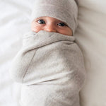 Yarnami by Poofi Zestaw merino Cozy dla niemowlaka beżowo-szary