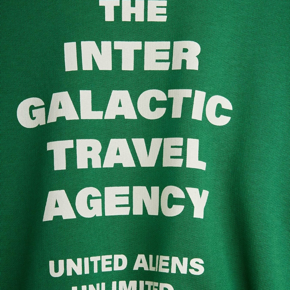 Mini Rodini Bluza dziecięca Travel agency Green