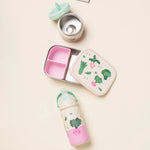 The Cotton Cloud Bidon dziecięcy ze stali nierdzewnej Veggie Pals 420ml