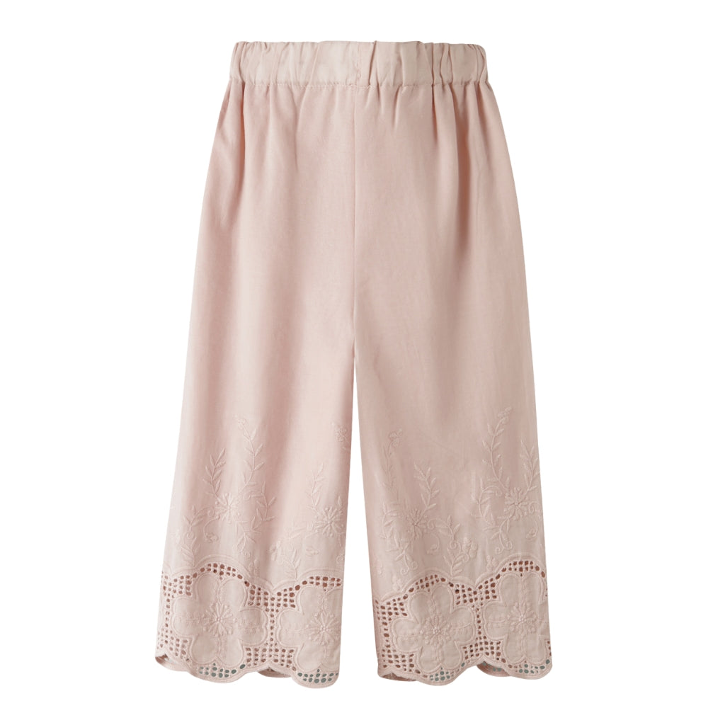 Lil’ Atelier Spodnie dla dziewczynki szerokie Peach Whip NMFDAYNA