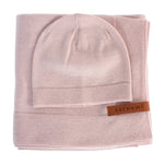 Yarnami by Poofi Zestaw merino Cozy dla niemowlaka delikatny róż