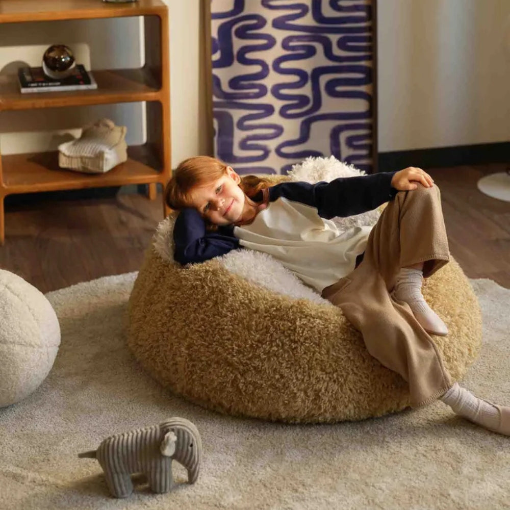Wigiwama Pufa dziecięca miękka Yeti Beanbag Honey