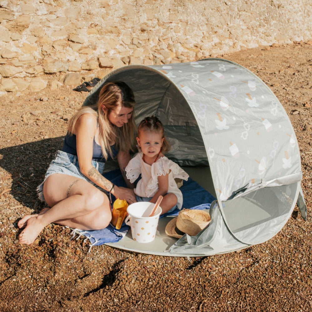 Beaba Namiot plażowy dla dzieci Breezy ochrona UV UPF 50+ Lichen