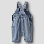 Lil’ Atelier Ogrodniczki niemowlęce Medium Blue Denim NBNTAYA