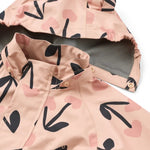 Liewood Komplet przeciwdeszczowy dla dzieci Manu Mega cherry heart/ Rosey mix