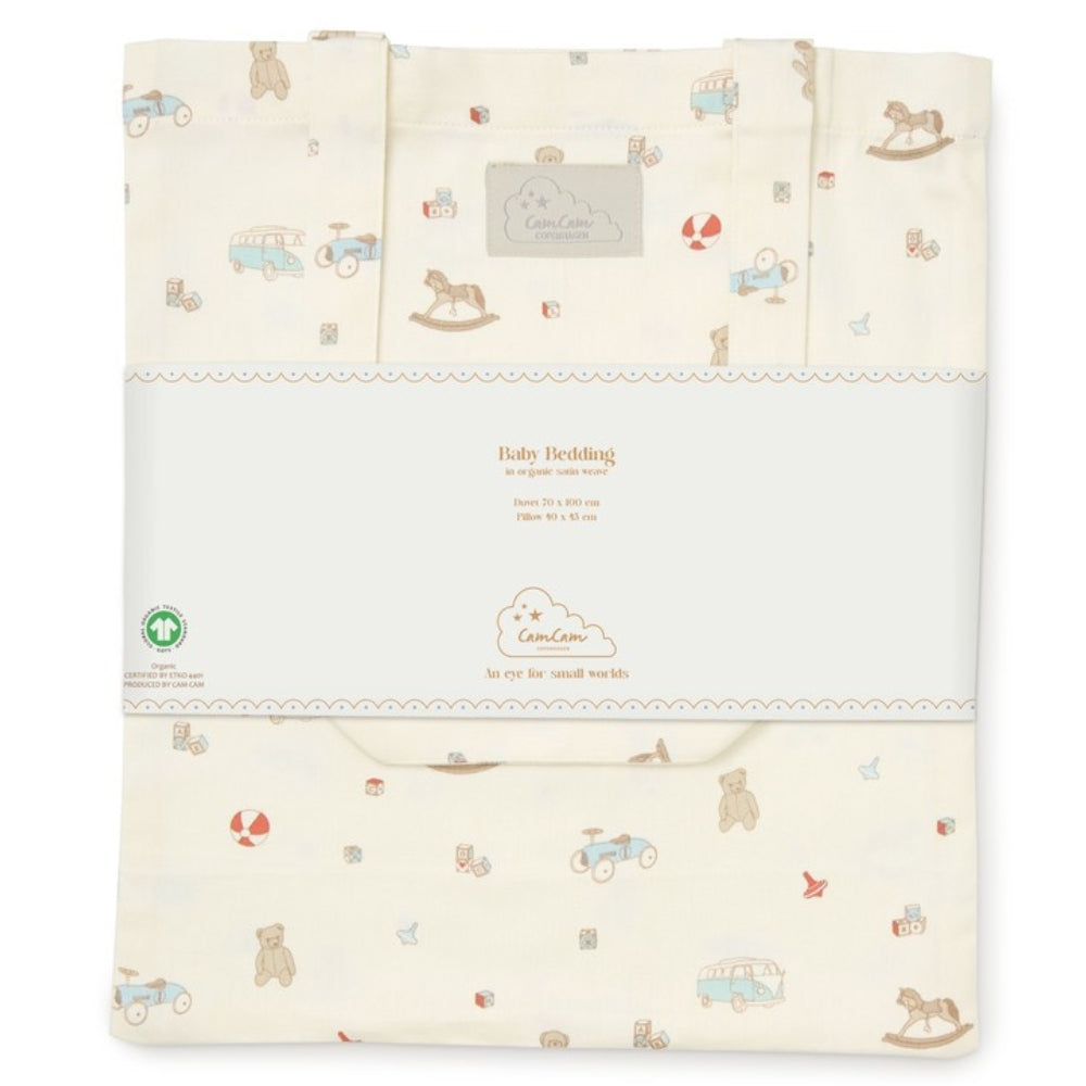 Cam Cam Copenhagen Poszewki na pościel dziecięcą 70x100 Vintage Toys