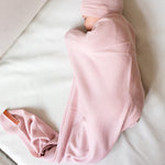 Yarnami by Poofi Zestaw merino Cozy dla niemowlaka delikatny róż