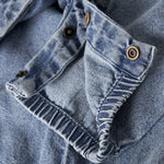 Lil’ Atelier Ogrodniczki niemowlęce Medium Blue Denim NBNTAYA