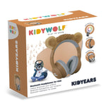 Kidywolf Słuchawki dla dzieci hybrydowe Kidyears Miś