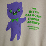 Mini Rodini Bluza dziecięca Alien travel agency Grey