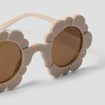 Lil’ Atelier Okulary przeciwsłoneczne dla niemowląt Oxford Tan NMFFAUNA