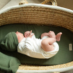 Yarnami by Poofi Prześcieradło do wózka 35x75cm Oliwkowy