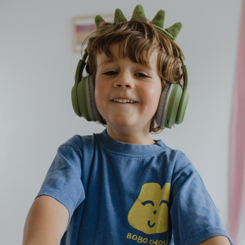 Kidywolf Słuchawki dla dzieci hybrydowe Kidyears Dino