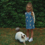 Konges Slojd Sukienka dżinsowa dla dziewczynki Magot Bow Kitty