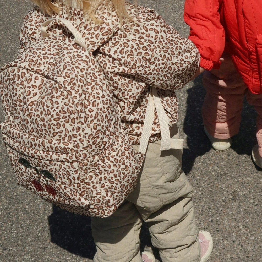 Konges Slojd Kurtka dla dziewczynki bomberka Juno Printed Sequin Leo