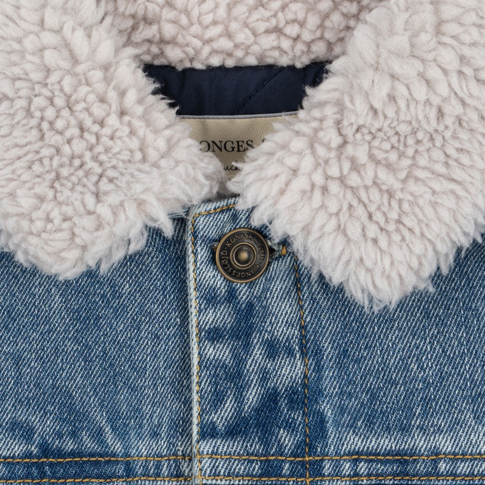 Konges Slojd Kurtka dżinsowa dla chłopca Magot Denim Blue