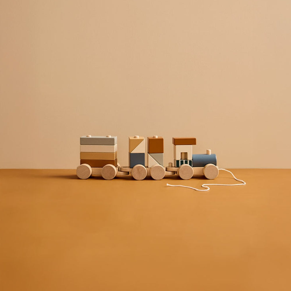 Kid’s Concept Drewniany pociąg do ciągnięcia