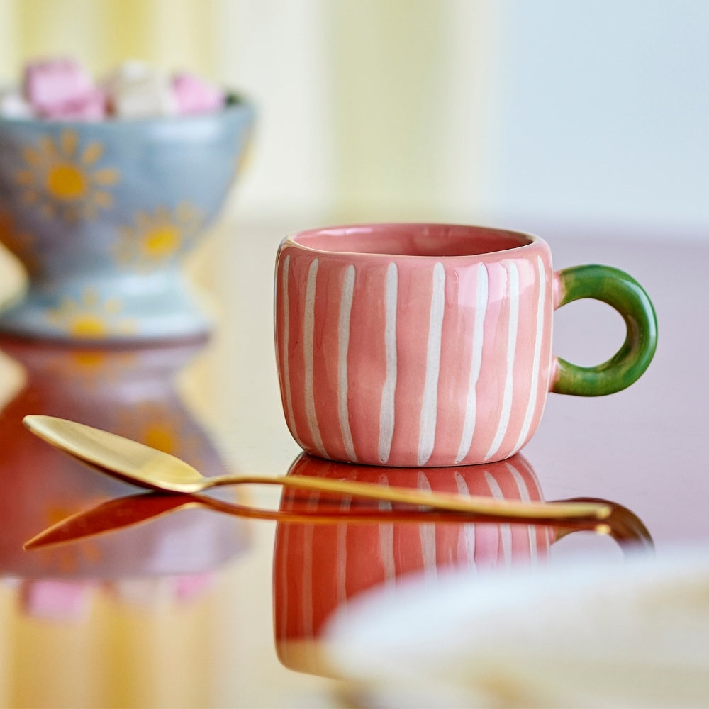 Bloomingville Kubek z kamionki mały Nini Rose