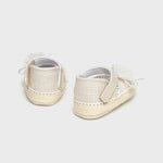 Mayoral Buty niechodki dla dziewczynki espadryle z kokardką Ecru