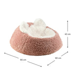 Wigiwama Pufa dziecięca miękka Yeti Beanbag Blush