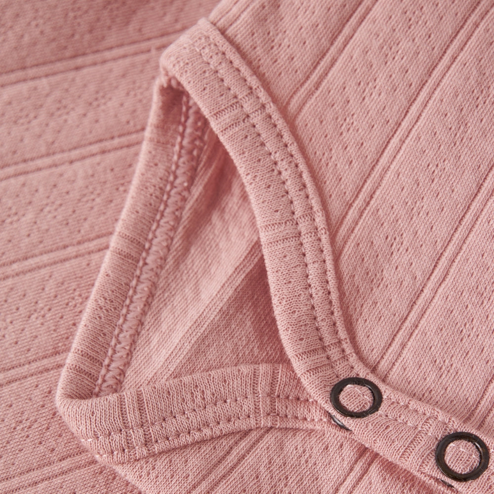 Lil’ Atelier Body niemowlęce dla dziewczynki slim Misty Rose NBFFALINA